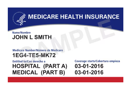 Medicare Health Insurance card